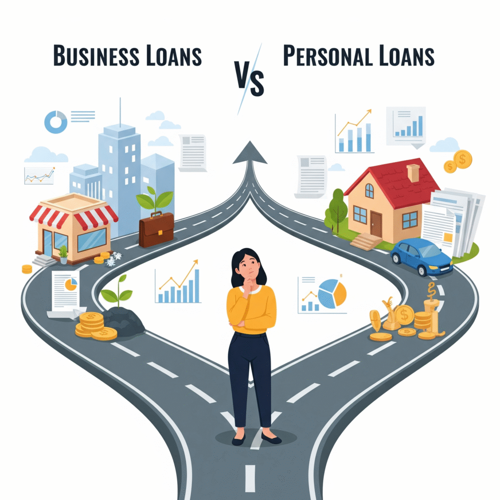 Business Loans vs Personal Loans-Which One to Choose
