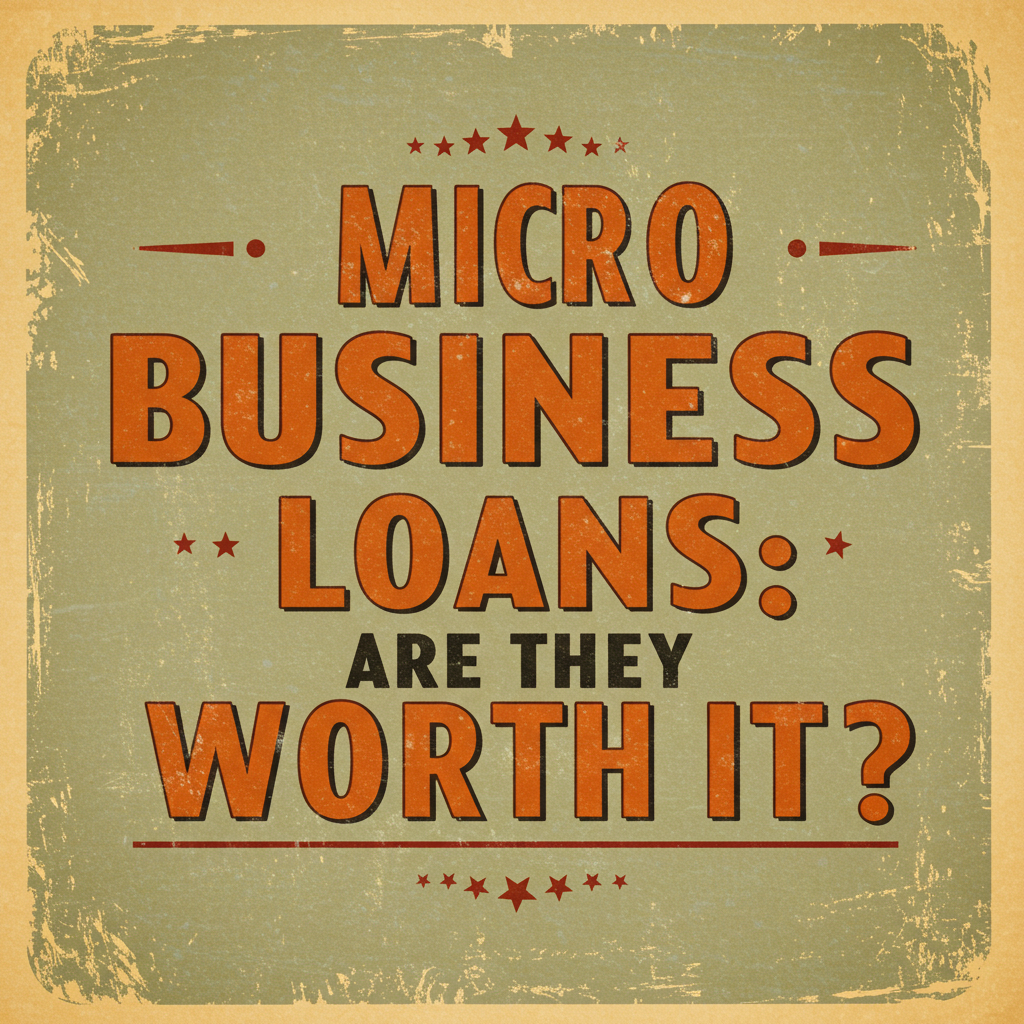 Micro Business Loans-Are They Worth It