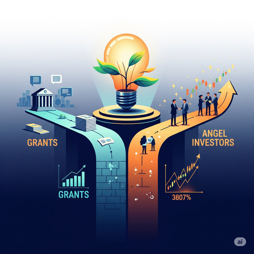 Business grant vs investor